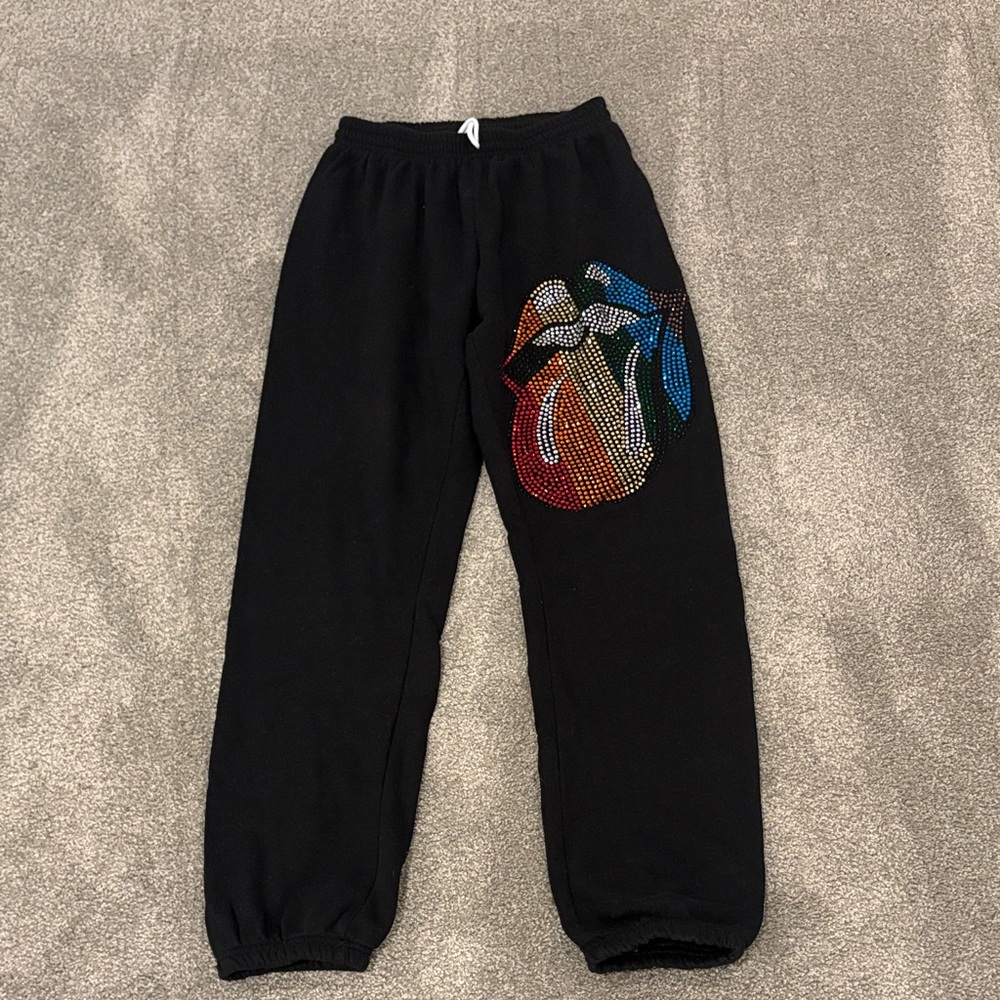 Black Sweatpants with studs